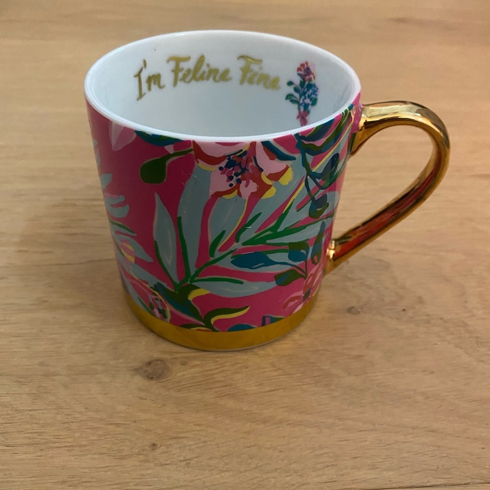 Lilly Pulitzer New in Box Feline Fine Mug NWT